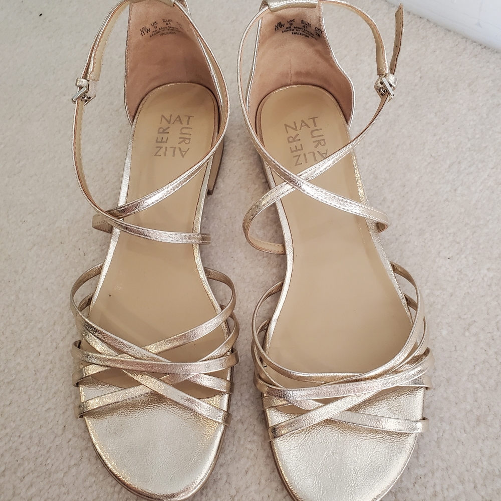 Gold sandals